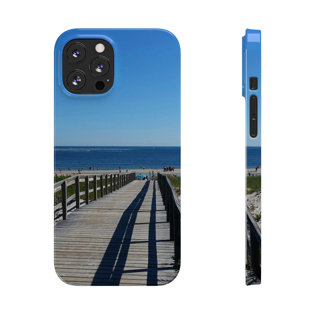 Slim Cute Phone Cases for Iphone - | iPhone 15 Case | iPhone 15 Pro Max Case, Iphone 14 Case, Iphone 14 Pro Max, Iphone 13, Summer Beach Walk - Studio40ParkLane