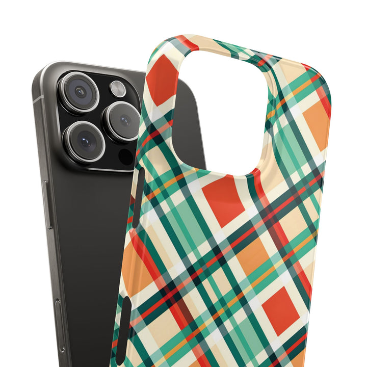 Slim Checkered Plaid Gift for Her Cute Phone Cases for Iphone 16 Pro Max | iPhone 15 Case | iPhone 15 Pro Max Case, Iphone 14, 13, 12, 11, 10, 8, 7 - Studio40ParkLane