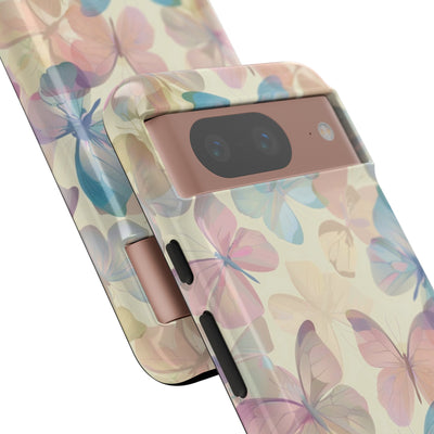 Cute Samsung Case | Cool Iphone Case | Summer Pastel Butterflies, Samsung S24, S23, S22, S21, IPhone 15 Case | Iphone 14 Case, Iphone 13 Case