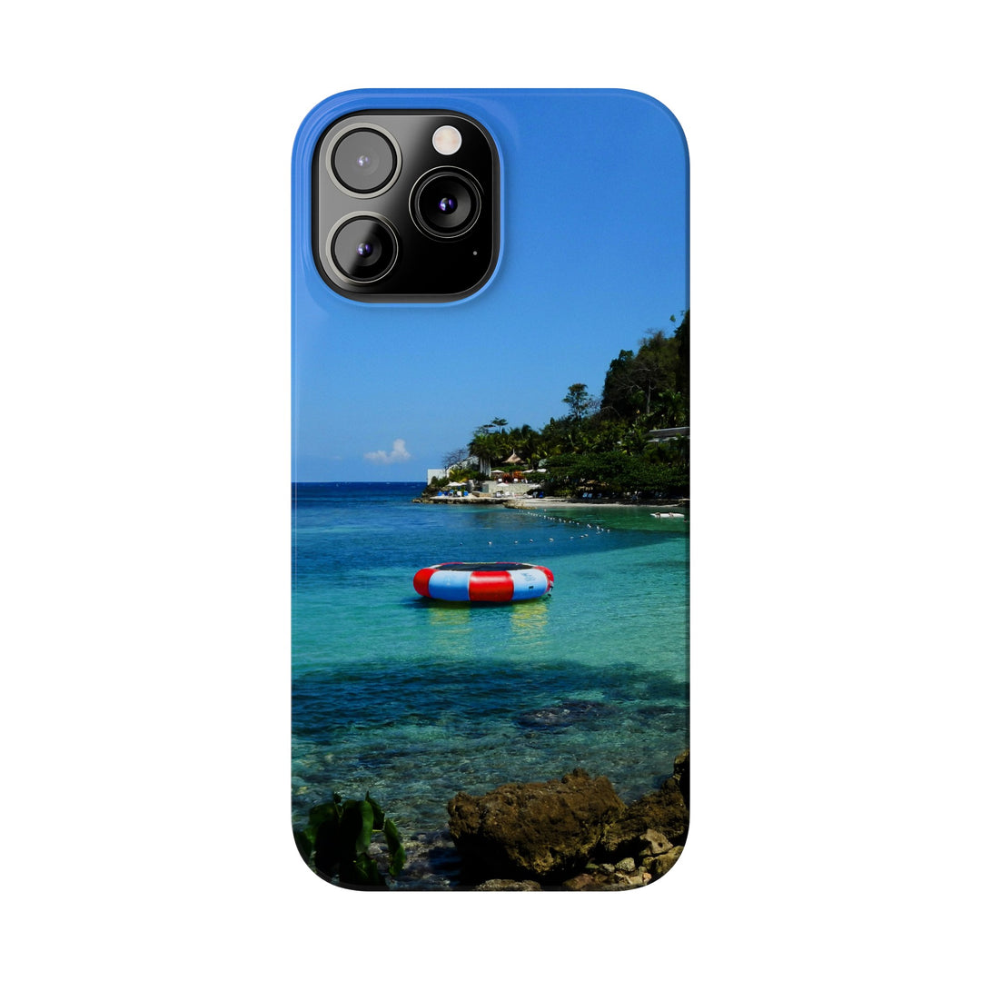 Slim Cute Phone Cases for Iphone - | iPhone 15 Case | iPhone 15 Pro Max Case, Iphone 14 Case, Iphone 14 Pro Max, Iphone 13, Summer Jamaica Beach - Studio40ParkLane