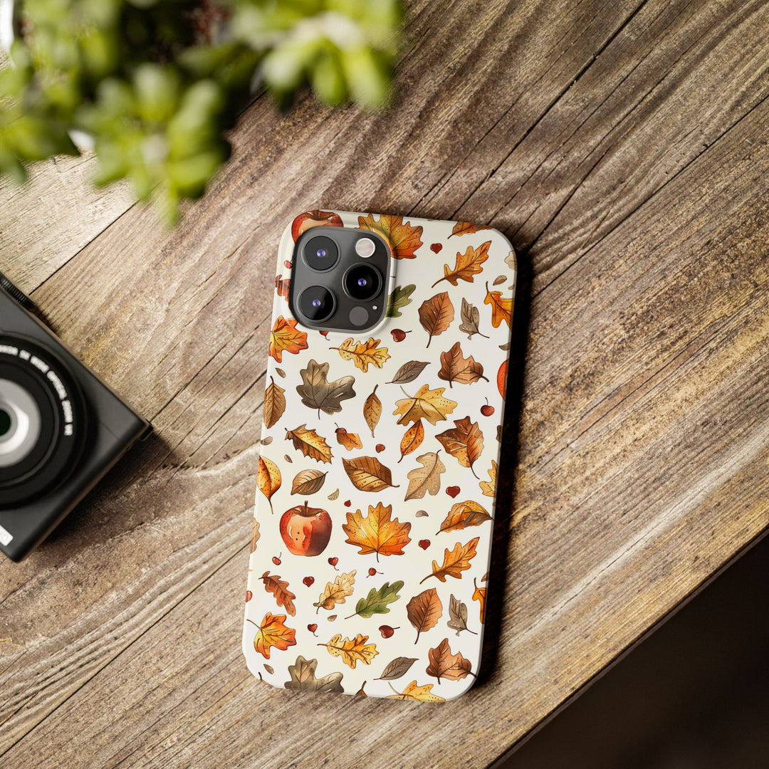 Slim Fall Autumn Leaves Gift for Her Cute Phone Cases for Iphone 16 | iPhone 15 Case | iPhone 15 Pro Max Case, Iphone 14, Iphone 14 Pro Max, Iphone 13, Slim - Studio40ParkLane
