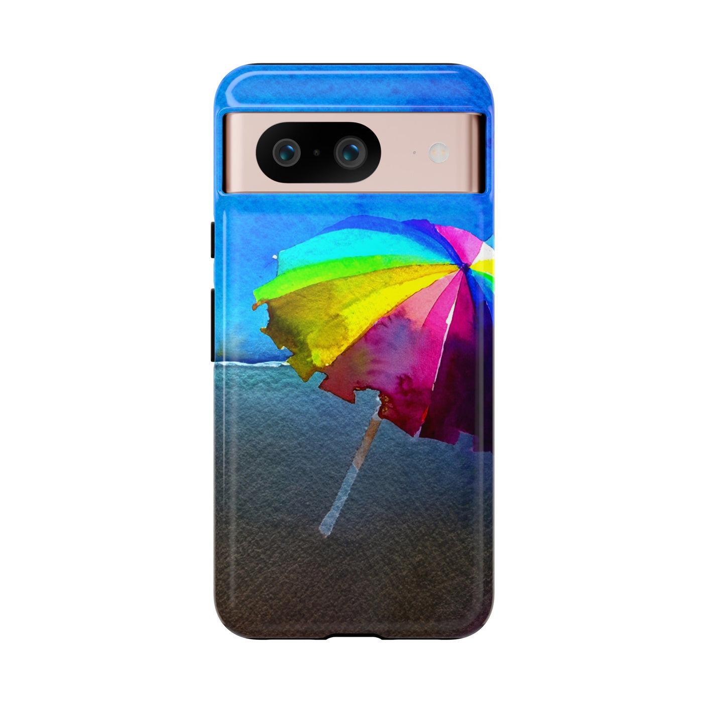 Cute Samsung Case | Cool Iphone Case | Summer Colorful Beach Parasol, Samsung S24, S23, S22, S21, IPhone 15 Case | Iphone 14 Case, Iphone 13 Case