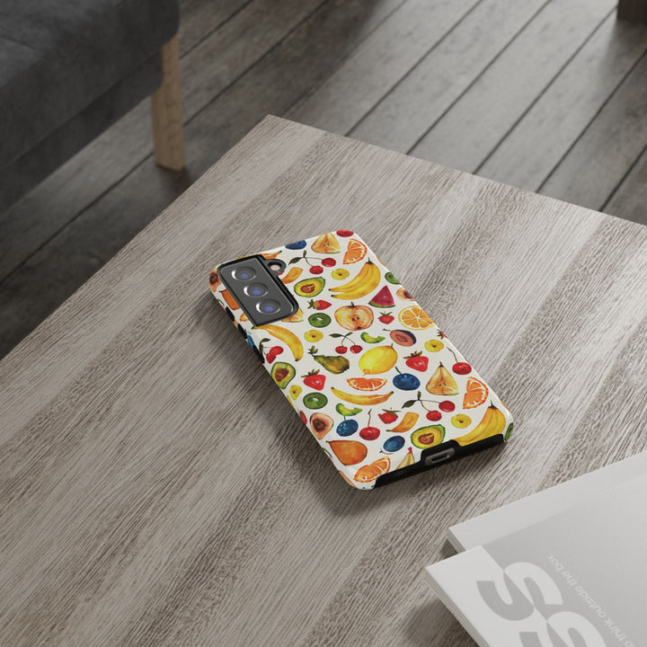 Impact Resistant, Mixed Fruits, Cute Phone Cases for Samsung S24, S23, S22, S21, IPhone 15 pro Iphone 14 pro Iphone 13 IPhone 12 Iphone 11 - Studio40ParkLane