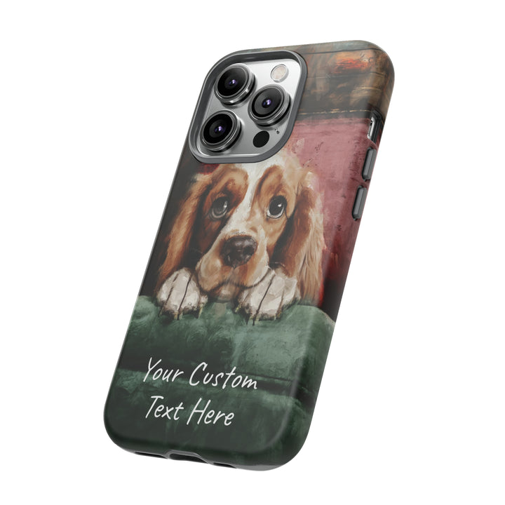 Personalize this Cute IPhone Case | Cocker Spaniel iPhone Case, iPhone 15 Case | iPhone 15 Case, Iphone 14 Case, Iphone 14 Pro Max Case - Studio40ParkLane