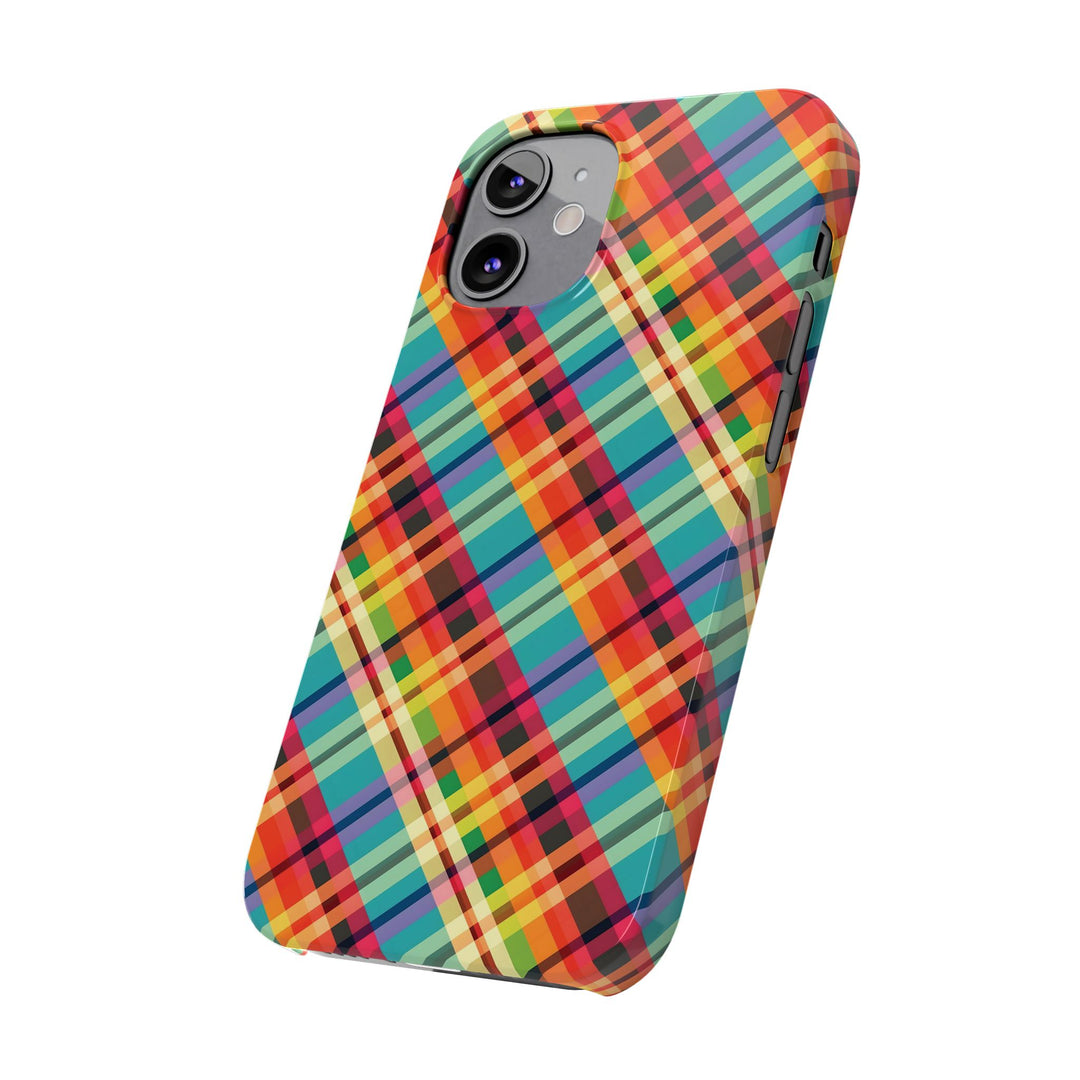 Slim Checkered Plaid Gift for Her Cute Phone Cases for Iphone 16 Pro Max | iPhone 15 Case | iPhone 15 Pro Max Case, Iphone 14, 13, 12, 11, 10, 8, 7 - Studio40ParkLane