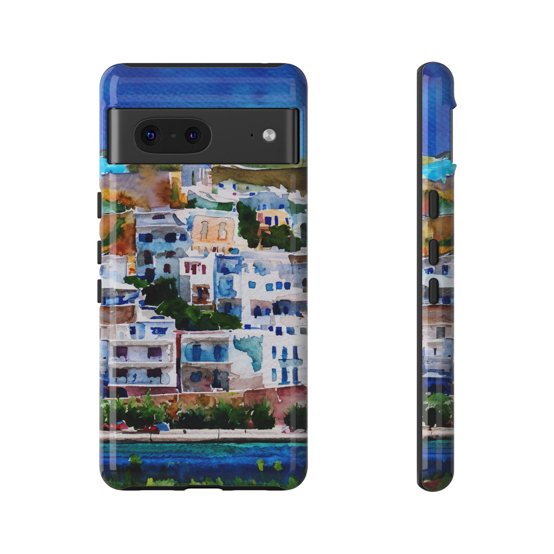 Impact Resistant, Greece House, Cute Phone Cases for Samsung S24, S23, S22, S21, IPhone 15 pro Iphone 14 pro Iphone 13 IPhone 12 Iphone 11 - Studio40ParkLane