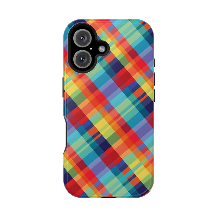 Checkered Plaid Magsafe Gift for Her Cute Phone Case for Iphone, | iPhone 16 | iPhone 15 Pro Max, Iphone 14 Pro Max, 13 12 11 10 9 8 7 - Studio40ParkLane
