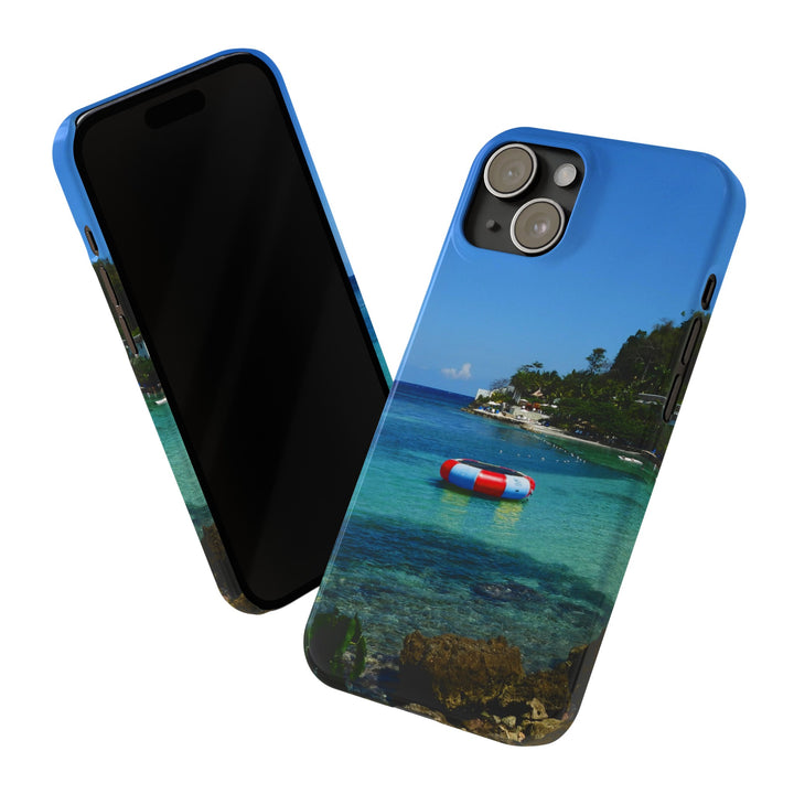 Slim Cute Phone Cases for Iphone - | iPhone 15 Case | iPhone 15 Pro Max Case, Iphone 14 Case, Iphone 14 Pro Max, Iphone 13, Summer Jamaica Beach - Studio40ParkLane