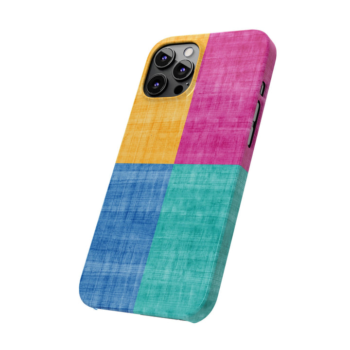 Slim Cute Phone Cases for Iphone | iPhone 15 Case | iPhone 15 Pro Max Case, Iphone 14, Iphone 14 Pro Max, Iphone 13, Abstract Color Blocks - Studio40ParkLane