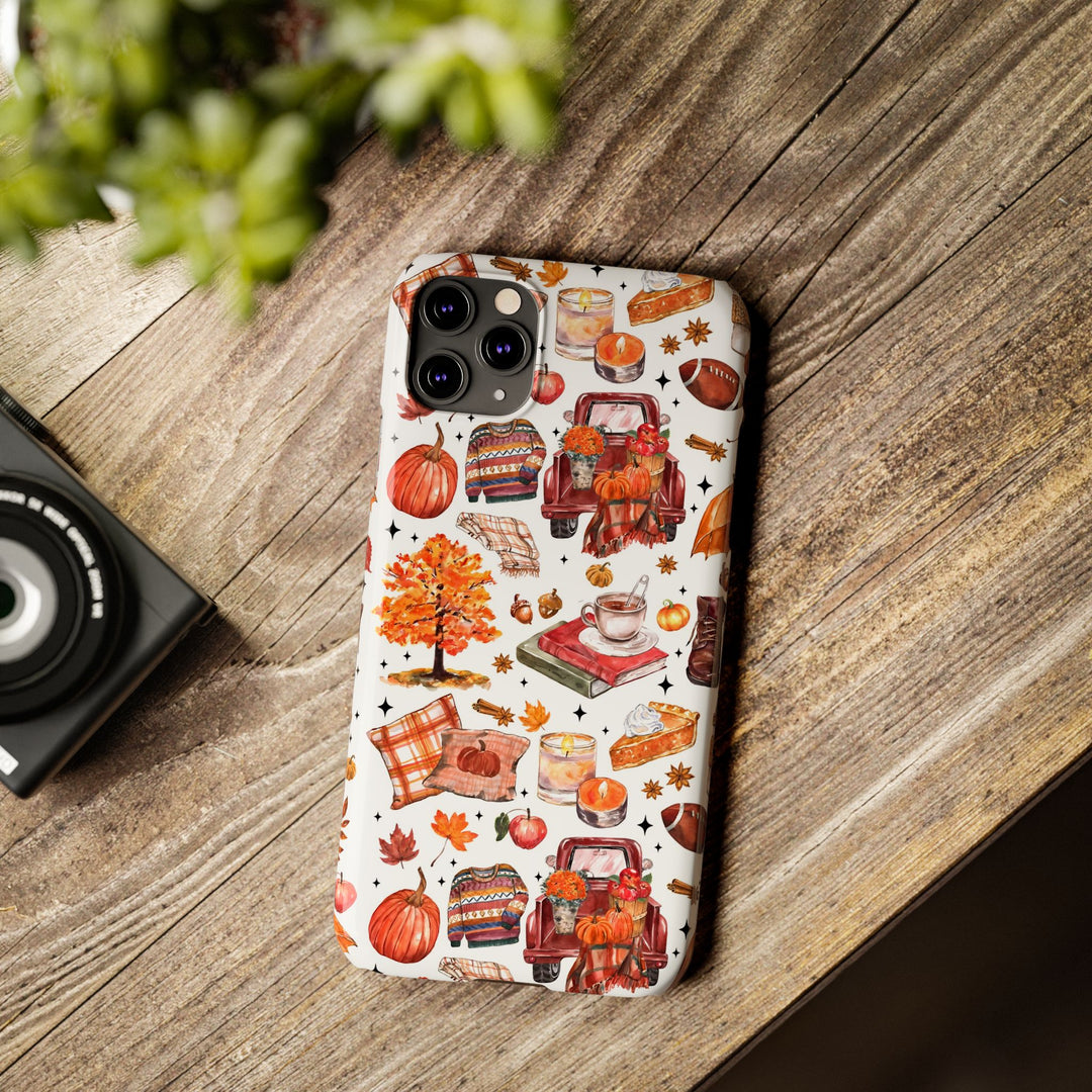 Slim Cute Fall Phone Cases Gift for Her Coquette Collage for Iphone 16 | iPhone 15 Case | iPhone 15 Pro Max Case, Iphone 14 Case, Iphone 13, Slim - Studio40ParkLane