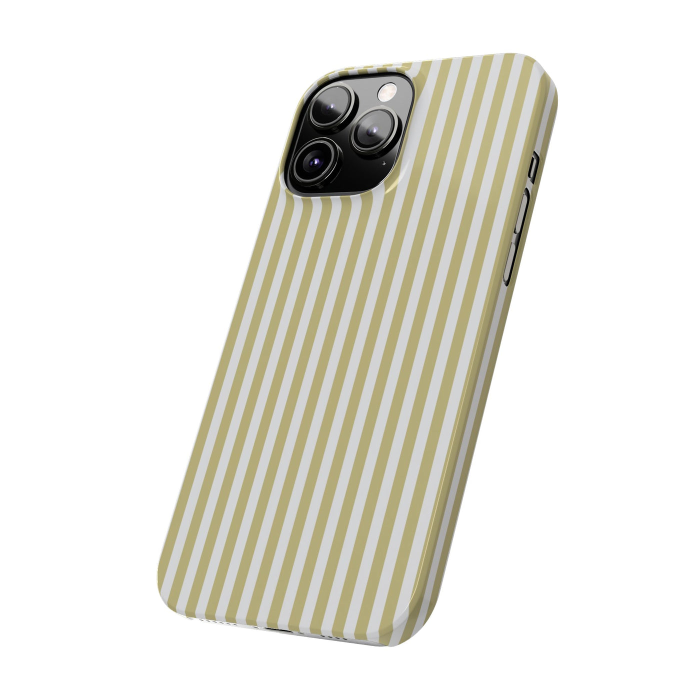 Slim Soft Yellow Striped Cute Phone Case for Iphone 16 - | iPhone 15 Pro Max Case | iPhone 14 Case Iphone 13 12 11 10 9 8 7 XS Gift for Her - Studio40ParkLane