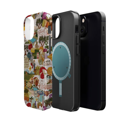 Italy Tuscany Coquette Collage Tough Magsafe Cute Phone Cases for Iphone | iPhone 17 Pro Max Case, Iphone 16, Iphone 15 14 13 12 11 10 9 - Studio40ParkLane