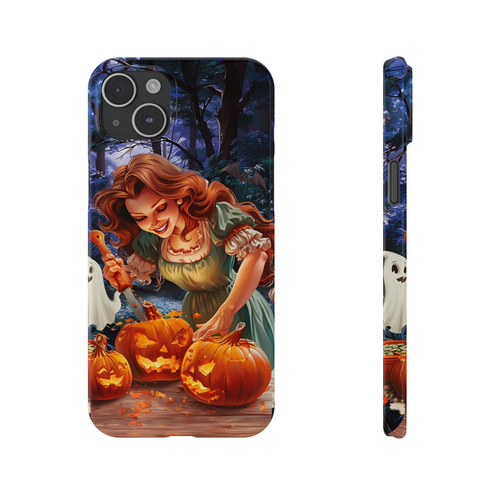 Slim Fall Autumn Pumpkin Fairy Gift for Her Cute Phone Cases for Iphone 16 | iPhone 15 Case | iPhone 15 Pro Max Case, Iphone 14, Iphone 14 Pro Max, Iphone 13, Slim - Studio40ParkLane