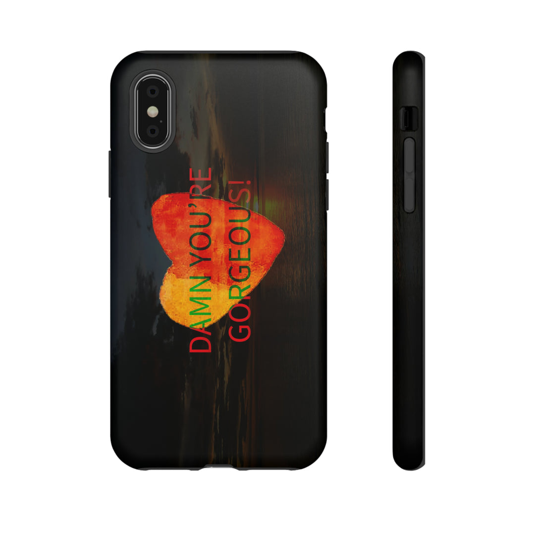 Cute IPhone Case | iPhone 15 Case | iPhone 15 Pro Max Case, Iphone 14 Case, Iphone 14 Pro Max Case IPhone Case for Art Lovers, Heart Sunset - Studio40ParkLane