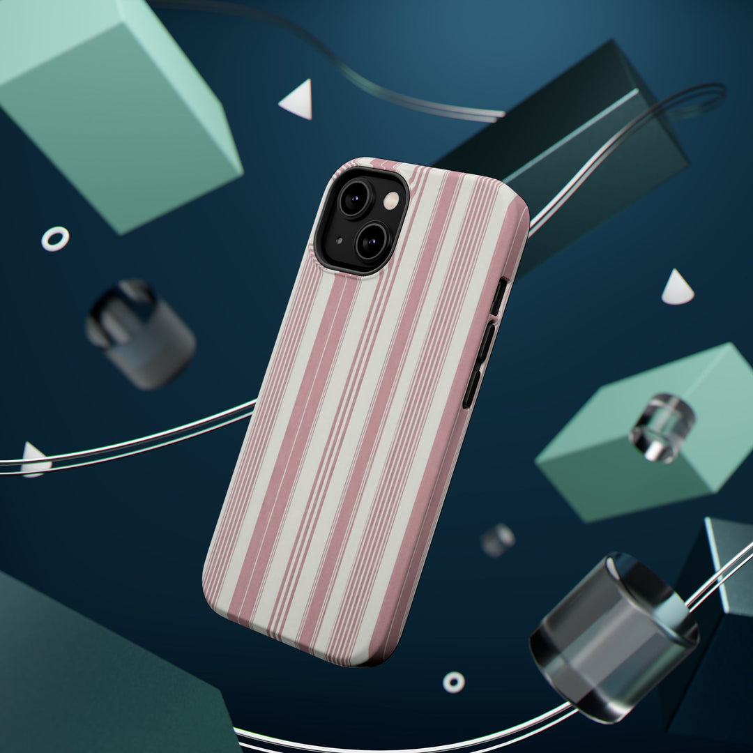 MagSafe Cute Phone Case, Coastal Striped Phone Case for iPhone 17 16 15 14 13 12 Pro Max, Samsung S26 S25 S24 Ultra case - Studio40ParkLane