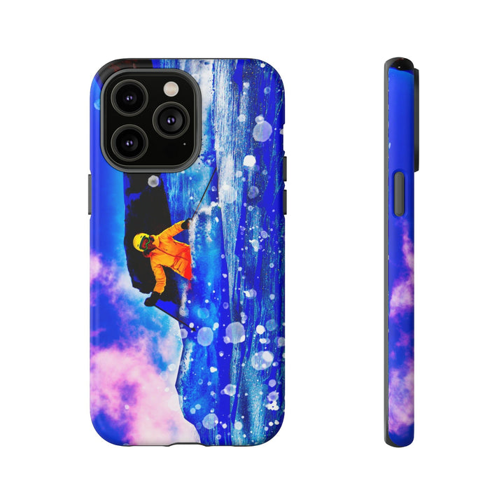 Cute IPhone Case | iPhone 15 Case | iPhone 15 Pro Max Case, Iphone 14 Case, Iphone 14 Pro Max Case IPhone Case for Art Lovers, Skier Mountain - Studio40ParkLane