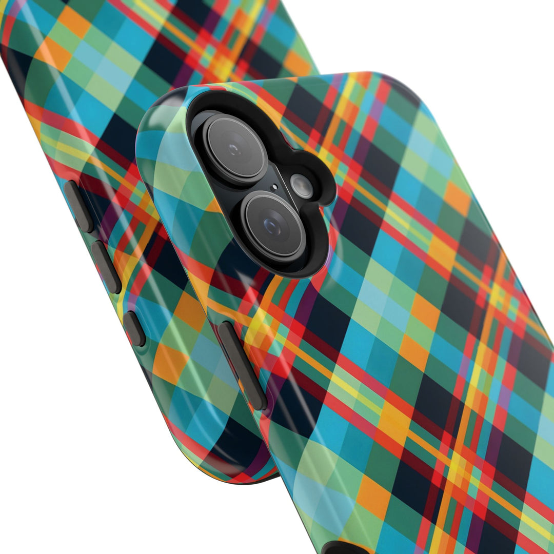 Checkered Plaid Magsafe Gift for Her Cute Phone Case for Iphone, | iPhone 16 | iPhone 15 Pro Max, Iphone 14 Pro Max, 13 12 11 10 9 8 7 - Studio40ParkLane