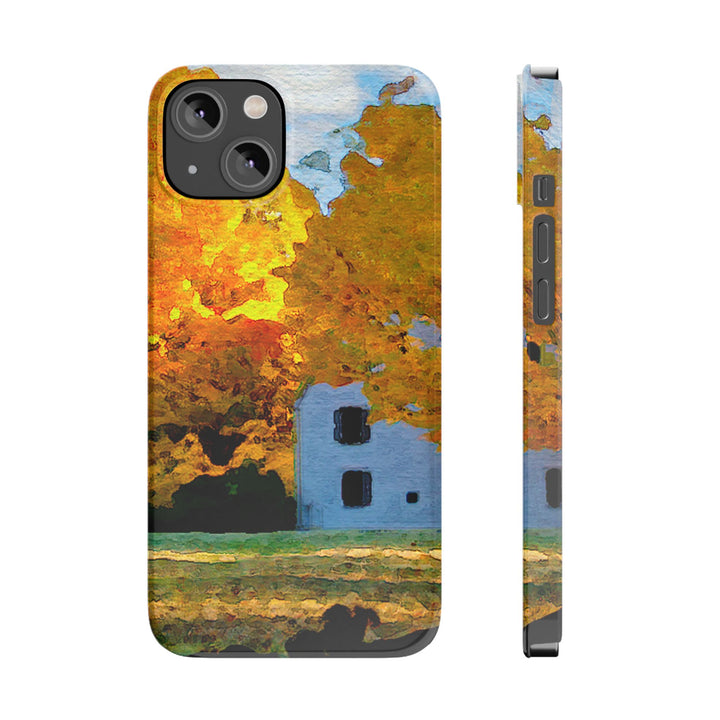 Slim Cute Phone Cases for Iphone - | iPhone 15 Case | iPhone 15 Pro Max Case, Iphone 14 Case, Iphone 14 Pro Max, Iphone 13, New England Fall Leaves - Studio40ParkLane