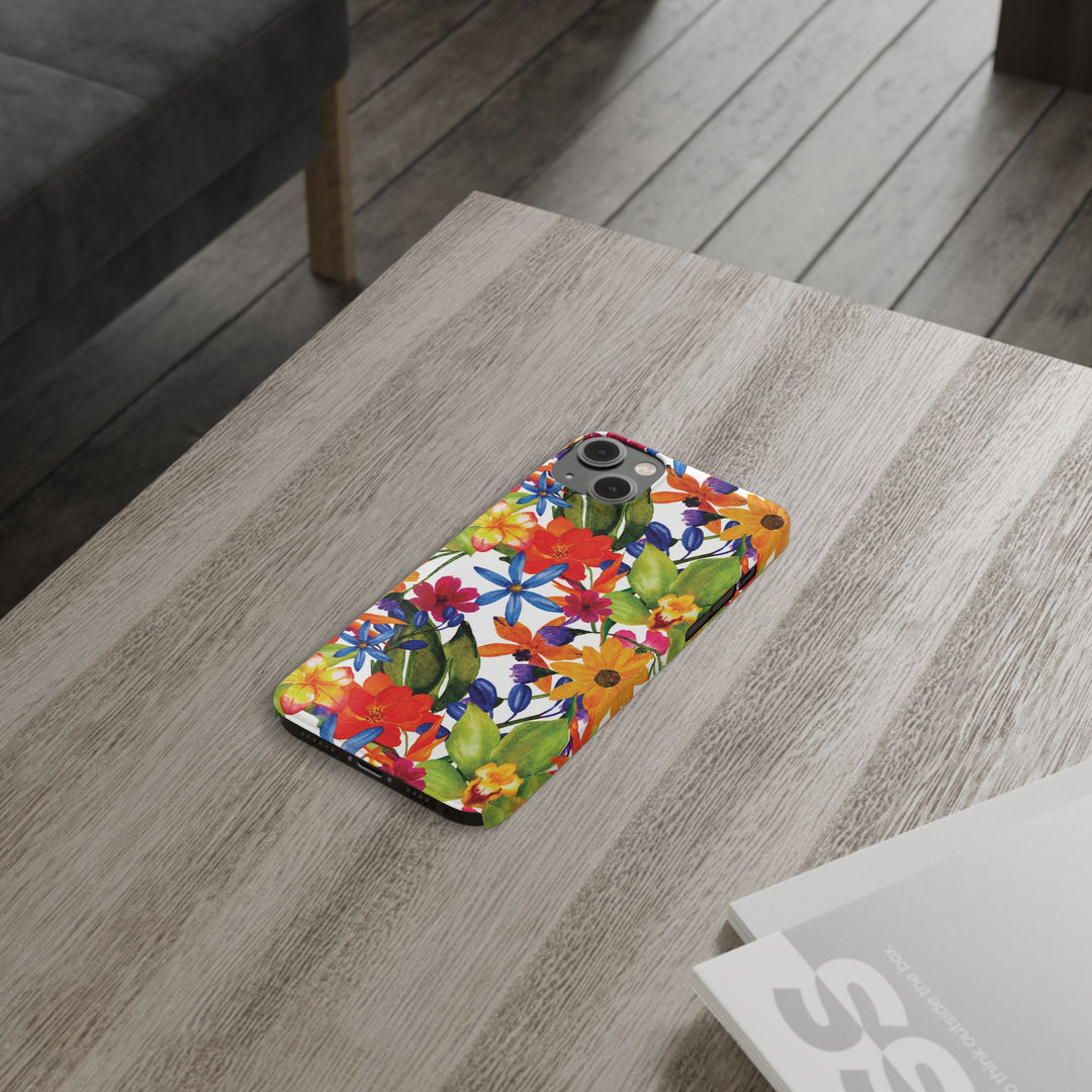 Slim Spring Flowers Gift for Her Cute Phone Cases for Iphone 16 Pro Max | iPhone 15 Case | iPhone 15 Pro Max Case, Iphone 14, 13, 12, 11, 10, 8, 7 - Studio40ParkLane