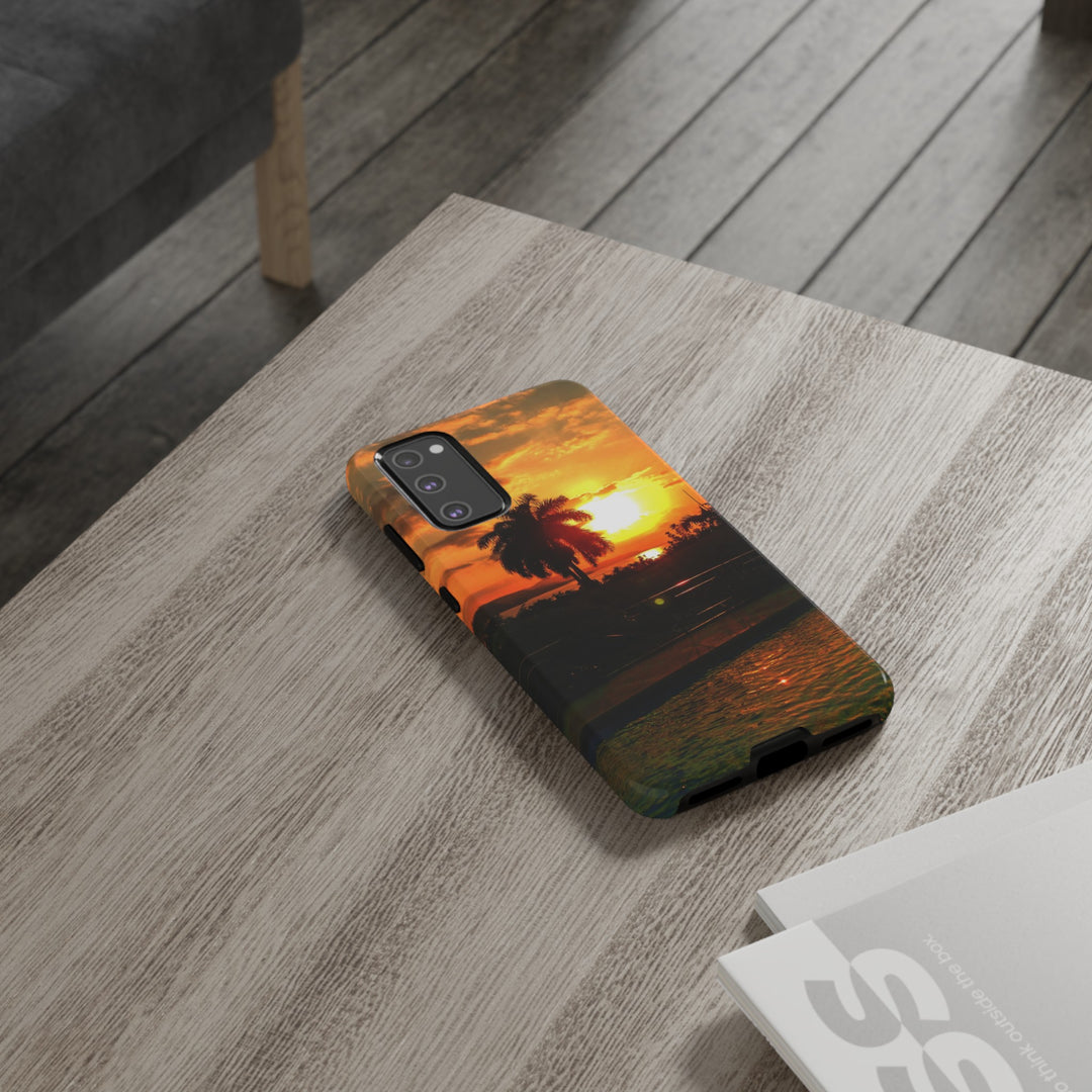 Cute Samsung Case | Cool Iphone Case | Summer Jamaica Pool Sunset, Samsung S24, S23, S22, S21, IPhone 15 Case | Iphone 14 Case, Iphone 13 Case - Studio40ParkLane