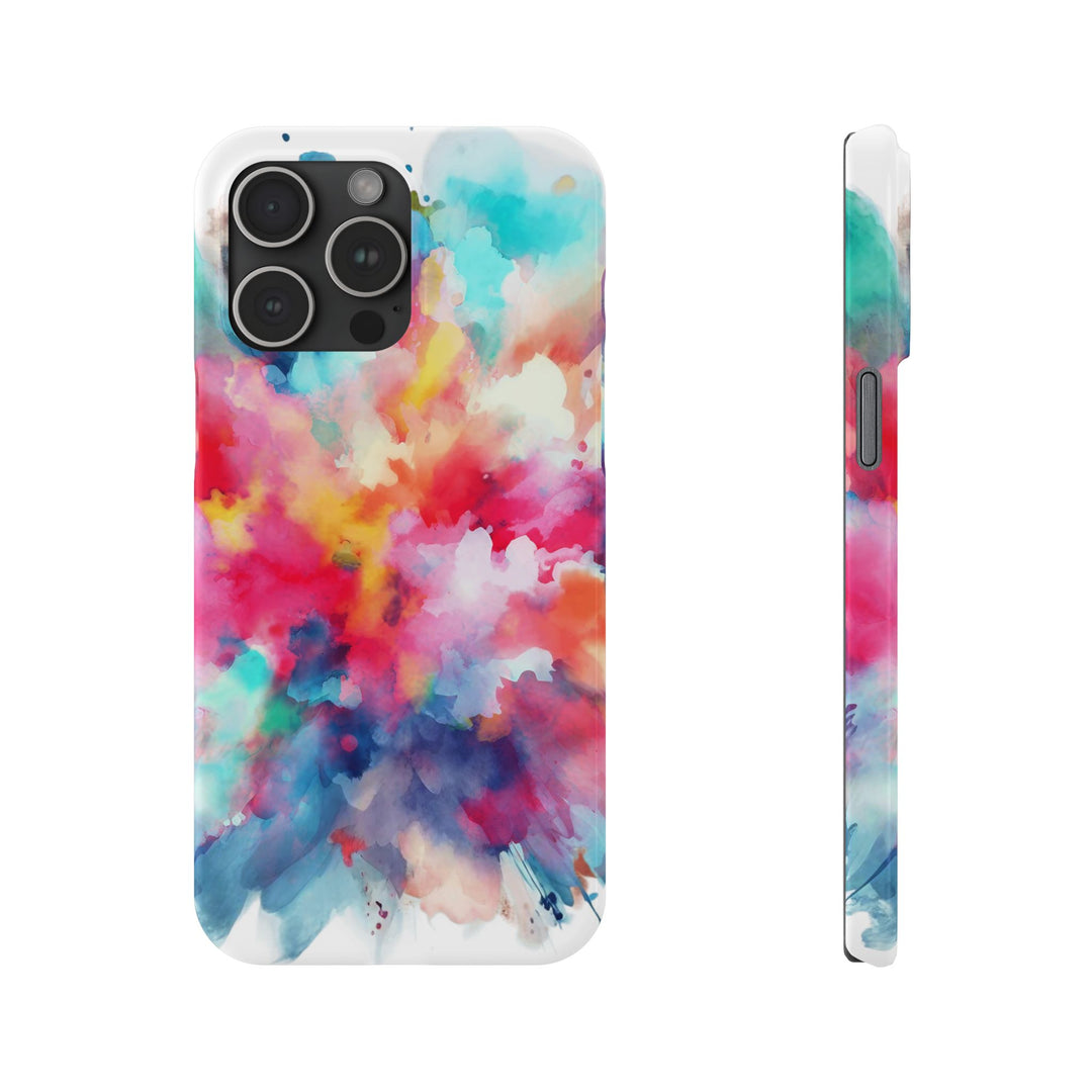 Slim Paint Splash Gift for Her Cute Phone Cases for Iphone 16 Pro Max | iPhone 15 Case | iPhone 15 Pro Max Case, Iphone 14, Iphone 14 Pro Max, Iphone 13 12 11 8 7 - Studio40ParkLane