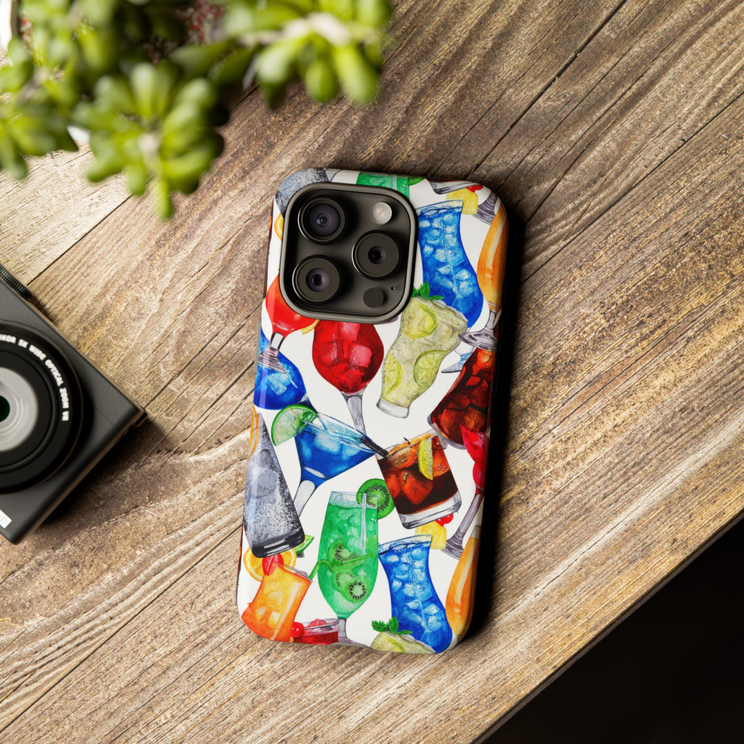 Cute Samsung Case | Cool Iphone Case | Summer Fruit Cocktail, Samsung S24, S23, S22, S21, IPhone 15 Case | Iphone 14 Case, Iphone 13 Case - Studio40ParkLane