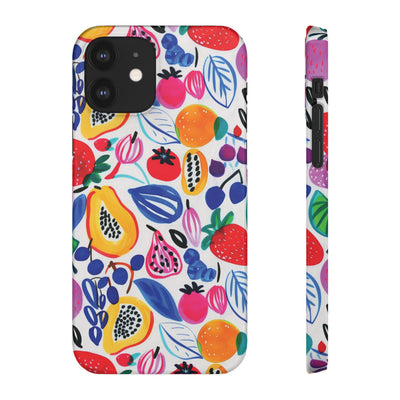 Snap Summer Fruit Gift for Her Cute Phone Cases for Samsung Galaxy S24, S23, S22, S21, S20, Plus, Ultra, Iphone 16, 15, 14, Pro and Max