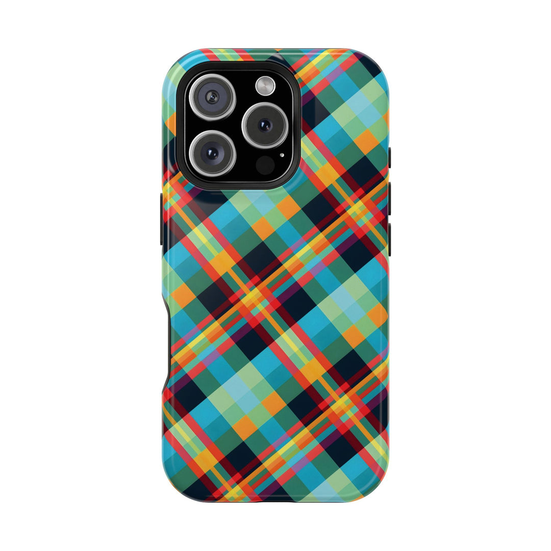 Checkered Plaid Magsafe Gift for Her Cute Phone Case for Iphone, | iPhone 16 | iPhone 15 Pro Max, Iphone 14 Pro Max, 13 12 11 10 9 8 7 - Studio40ParkLane