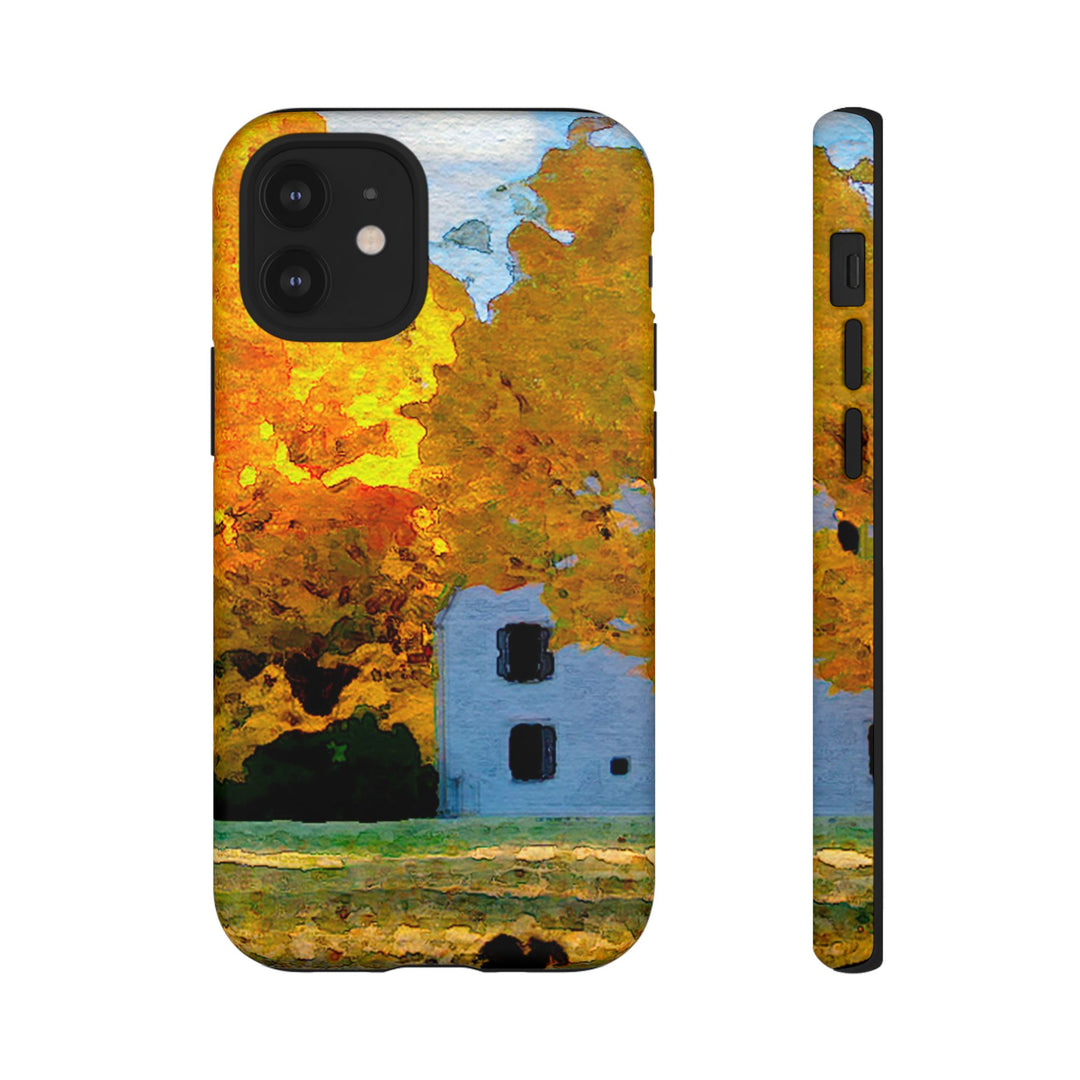 Impact Resistant, Fall Leaves Watercolor, Cute Phone Cases for Samsung S24, S23, S22, S21, IPhone 15 pro Iphone 14 pro Iphone 13 IPhone 12 Iphone 11 - Studio40ParkLane