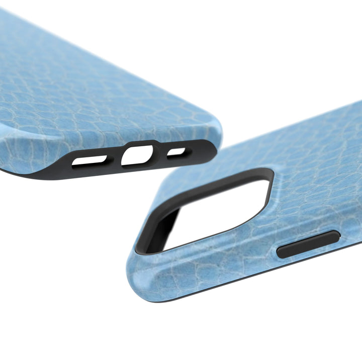 Non Leather Blue Color Pattern Magsafe Cute Phone Case for Iphone Gift for Her, | iPhone 15 Case | iPhone 15 Pro Max Case, Iphone 14, Iphone 14 Pro Max, Iphone 13, Iphone 16 - Studio40ParkLane