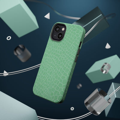 Non Leather Mint Color Pattern Magsafe Cute Phone Case for Iphone Gift for Her, | iPhone 15 Case | iPhone 15 Pro Max Case, Iphone 14, Iphone 14 Pro Max, Iphone 13, Iphone 16 - Studio40ParkLane