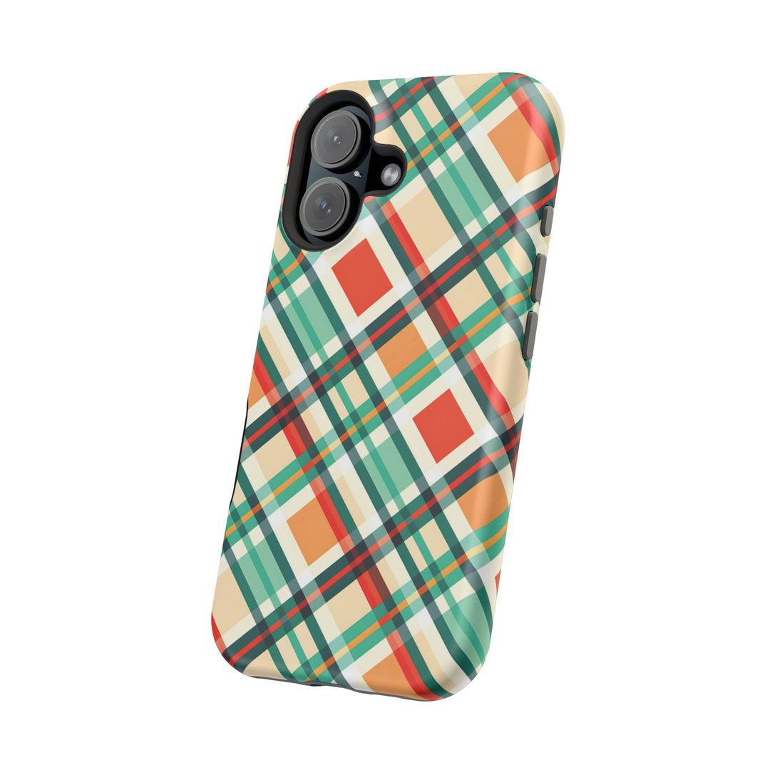 Checkered Plaid Magsafe Gift for Her Cute Phone Case for Iphone, | iPhone 16 | iPhone 15 Pro Max, Iphone 14 Pro Max, 13 12 11 10 9 8 7 - Studio40ParkLane