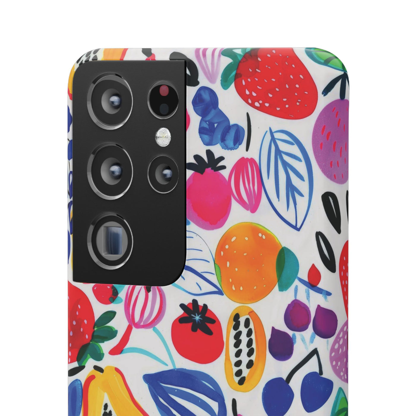 Snap Summer Fruit Gift for Her Cute Phone Cases for Samsung Galaxy S24, S23, S22, S21, S20, Plus, Ultra, Iphone 16, 15, 14, Pro and Max