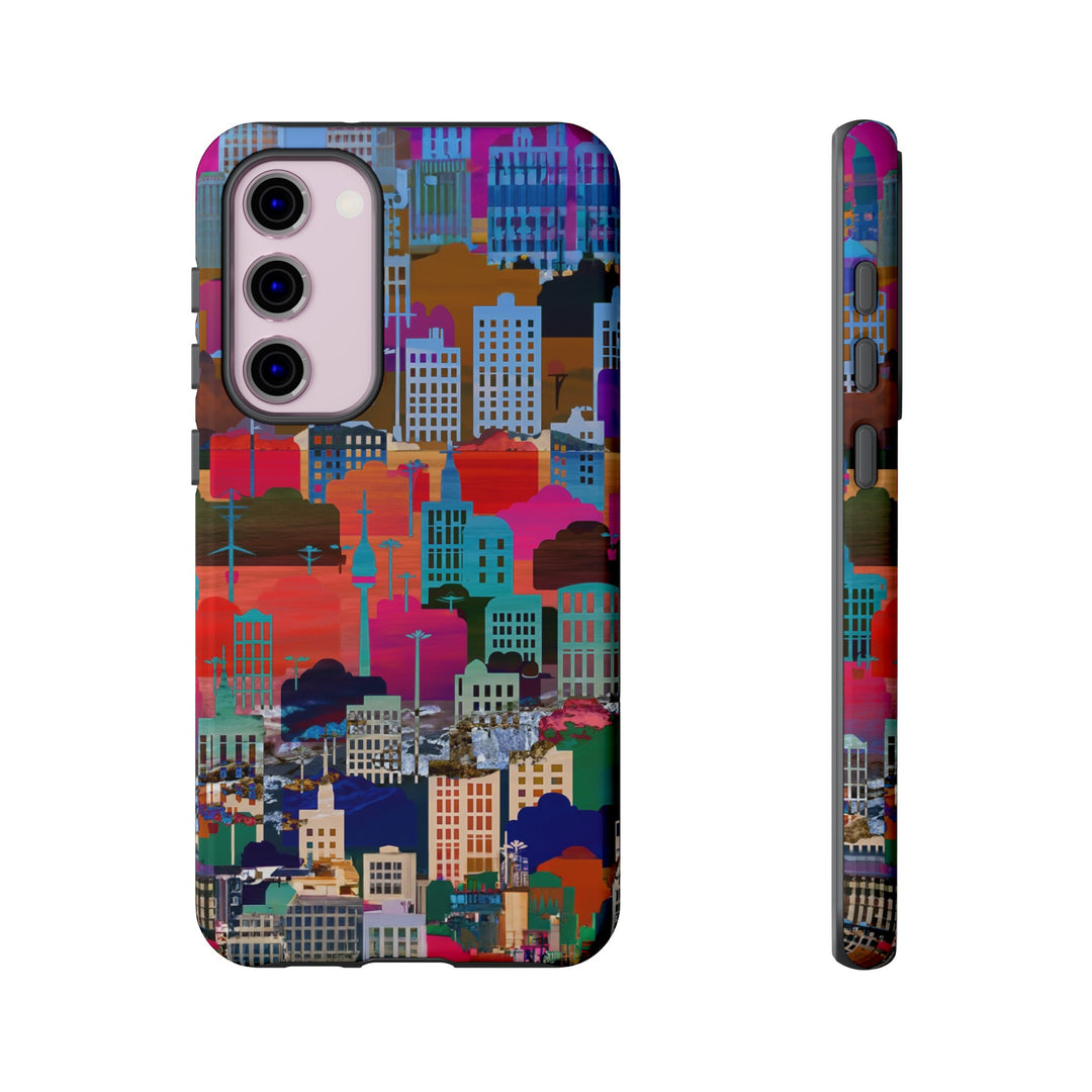 Cute Samsung Case | Cool Iphone Case | Summer City Skyline, Samsung S24, S23, S22, S21, IPhone 15 Case | Iphone 14 Case, Iphone 13 Case - Studio40ParkLane