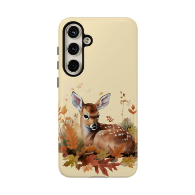 Autumn Fall Deer Gift for Her Cute Phone Case for, Samsung Galaxy S24, S23, S22, S21, IPhone 16 Case | Iphone 15, Iphone 14, IPhone 13 Case