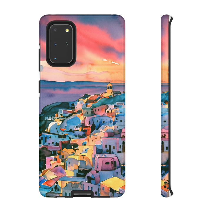 Impact Resistant, Greek Sunset, Cute Phone Cases for Samsung S24, S23, S22, S21, IPhone 15 pro Iphone 14 pro Iphone 13 IPhone 12 Iphone 11 - Studio40ParkLane