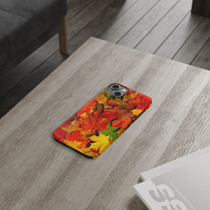 Slim Fall Leaves Slim Cute Phone Cases for Iphone | iPhone 15 Case | iPhone 15 Pro Max Case, Iphone 14, Iphone 14 Pro Max, Iphone 13 - Studio40ParkLane