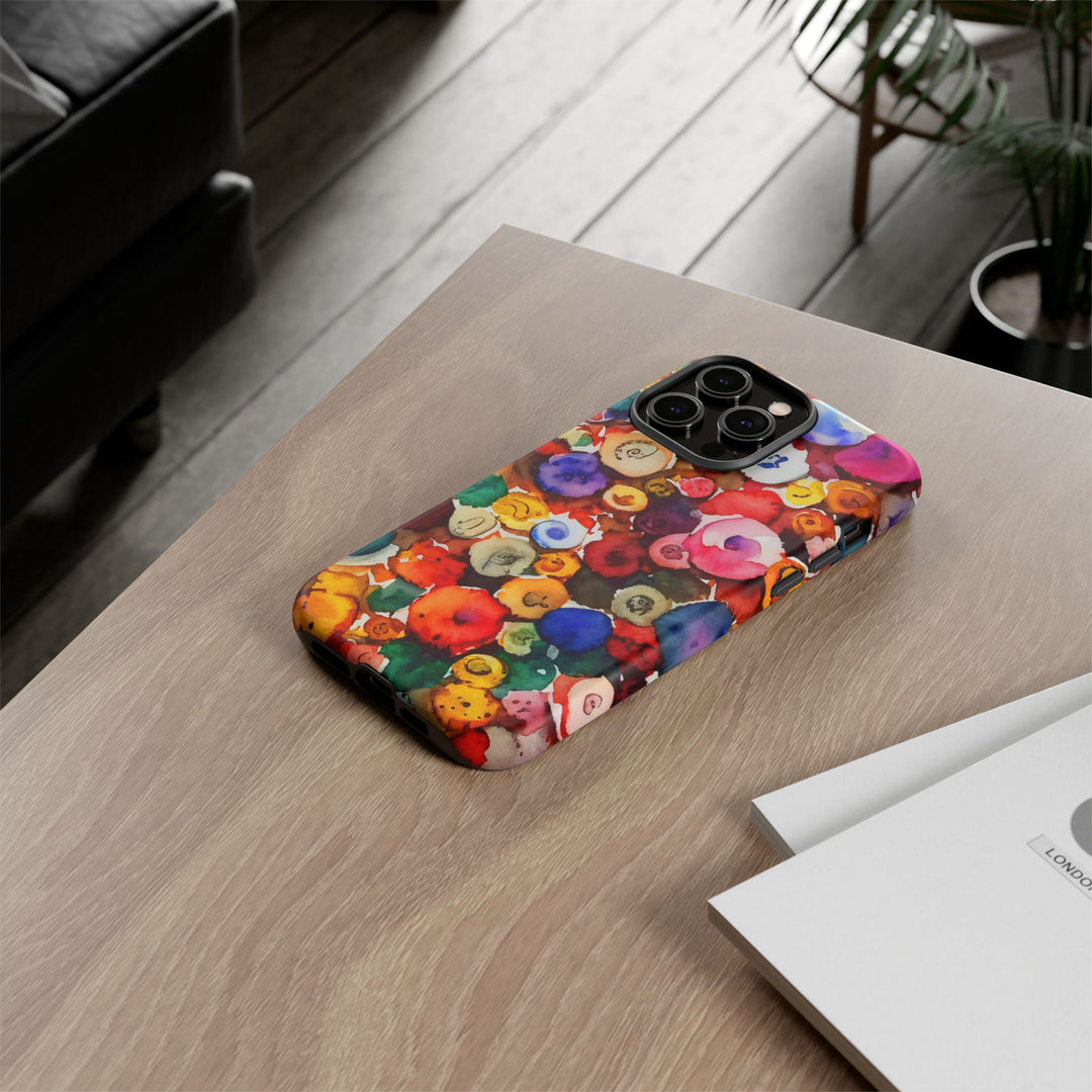 Impact Resistant, Fall Colors Buttons, Cute Phone Cases for Samsung S24, S23, S22, S21, IPhone 15 pro Iphone 14 pro Iphone 13 IPhone 12 Iphone 11 - Studio40ParkLane