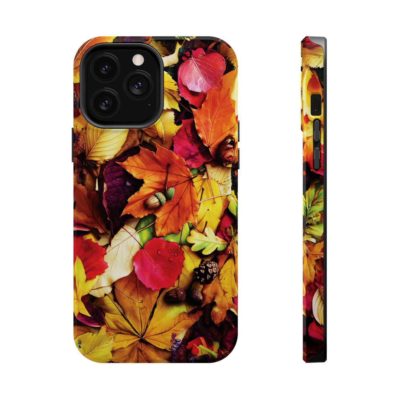 Aesthetic Tough Magsafe Fall Leaves Foliage Phone Case - For iPhone 17 Pro Max iPhone 16 Pro iPhone 15 Iphone 14 Plus 13 Pro 12 11 10 - Studio40ParkLane