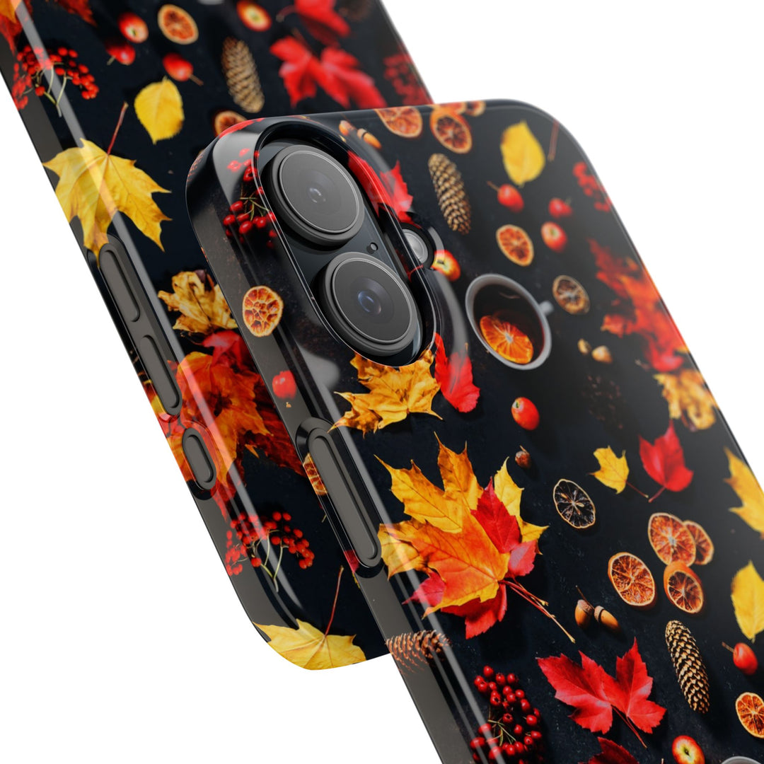 Slim Cute Fall Leaves Collage Phone Cases for Iphone | iPhone 15 Case | iPhone 15 Pro Max Case, Iphone 14, Iphone 14 Pro Max, Iphone 13, Iphone 16 - Studio40ParkLane