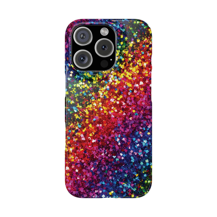 Slim Non - Glitter Muted Color Faux Play on Glitter Effect Gift for Her Cute Phone Cases for Iphone 16 Pro Max | iPhone 15 Case | iPhone 15 Pro Max Case, Iphone 14, Iphone 14 Pro Max, Iphone 13 12 11 8 7 - Studio40ParkLane