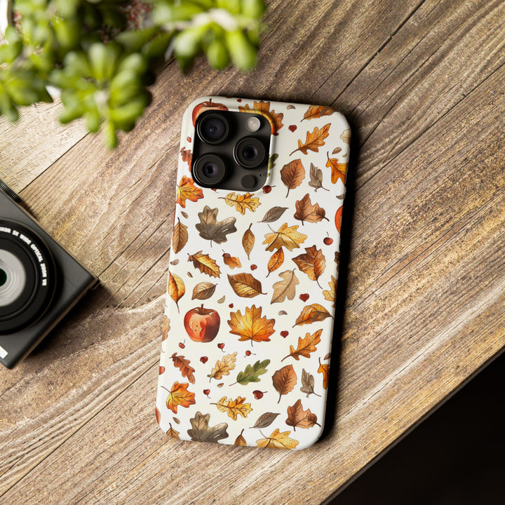 Slim Fall Autumn Leaves Gift for Her Cute Phone Cases for Iphone 16 | iPhone 15 Case | iPhone 15 Pro Max Case, Iphone 14, Iphone 14 Pro Max, Iphone 13, Slim - Studio40ParkLane