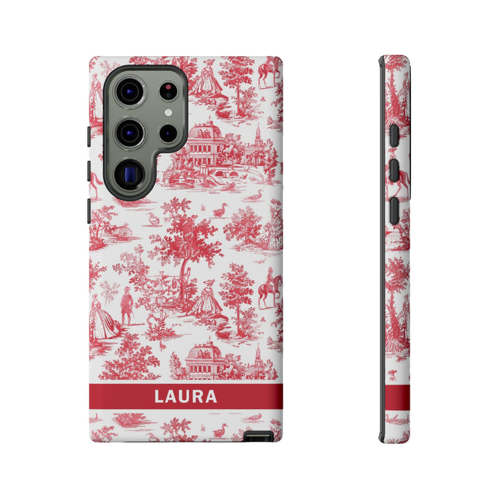 Premium Tough Personalized Initial Custom Gift Cute Phone Cases for Samsung Galaxy S24, S23, S22, S21 Plus, Ultra, Iphone 16, 15, 14 Pro Max - Studio40ParkLane