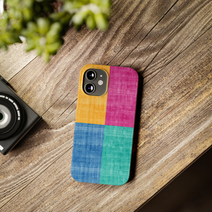 Slim Cute Phone Cases for Iphone | iPhone 15 Case | iPhone 15 Pro Max Case, Iphone 14, Iphone 14 Pro Max, Iphone 13, Abstract Color Blocks - Studio40ParkLane