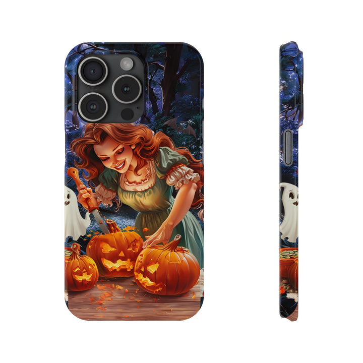Slim Fall Autumn Pumpkin Fairy Gift for Her Cute Phone Cases for Iphone 16 | iPhone 15 Case | iPhone 15 Pro Max Case, Iphone 14, Iphone 14 Pro Max, Iphone 13, Slim - Studio40ParkLane