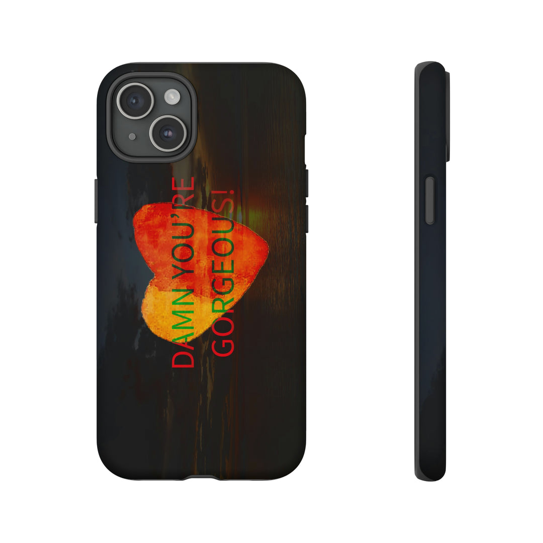 Cute IPhone Case | iPhone 15 Case | iPhone 15 Pro Max Case, Iphone 14 Case, Iphone 14 Pro Max Case IPhone Case for Art Lovers, Heart Sunset - Studio40ParkLane
