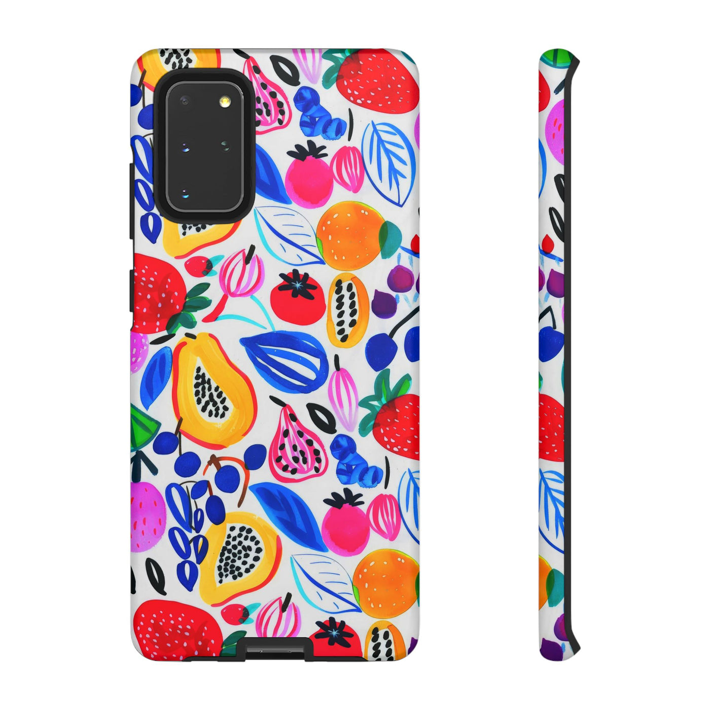 Cute Samsung Phone Case | Aesthetic Samsung Phone Case | Galaxy S23, S22, S21, S20 | Summer Fruit Cocktail, Protective Phone Case