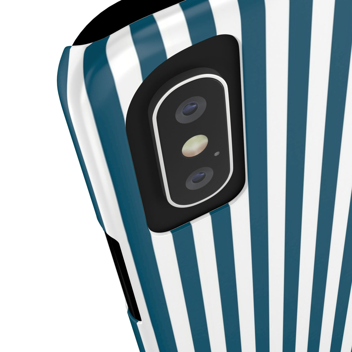 Slim Teal Blue Striped Cute Phone Case for Iphone 16 - | iPhone 15 Pro Max Case | iPhone 14 Case Iphone 13 12 11 10 9 8 7 X XS Gift for Her - Studio40ParkLane