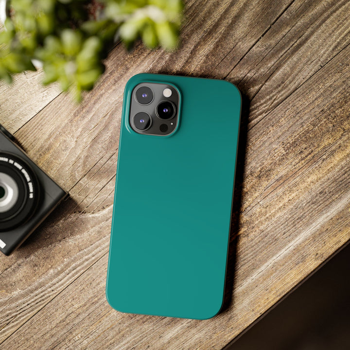 Slim Turquoise Blue Gift for Her Aesthetic Cute Phone Case for Iphone 16 - | iPhone 15 Pro Max Case | iPhone 14 Case 13 12 11 10 9 8 7 - Studio40ParkLane