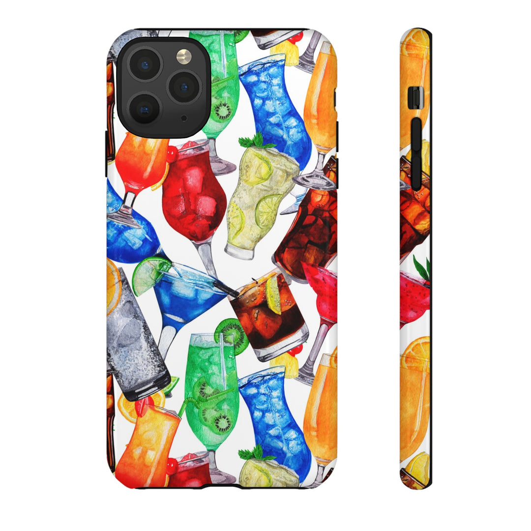 Cute Samsung Case | Cool Iphone Case | Summer Fruit Cocktail, Samsung S24, S23, S22, S21, IPhone 15 Case | Iphone 14 Case, Iphone 13 Case - Studio40ParkLane